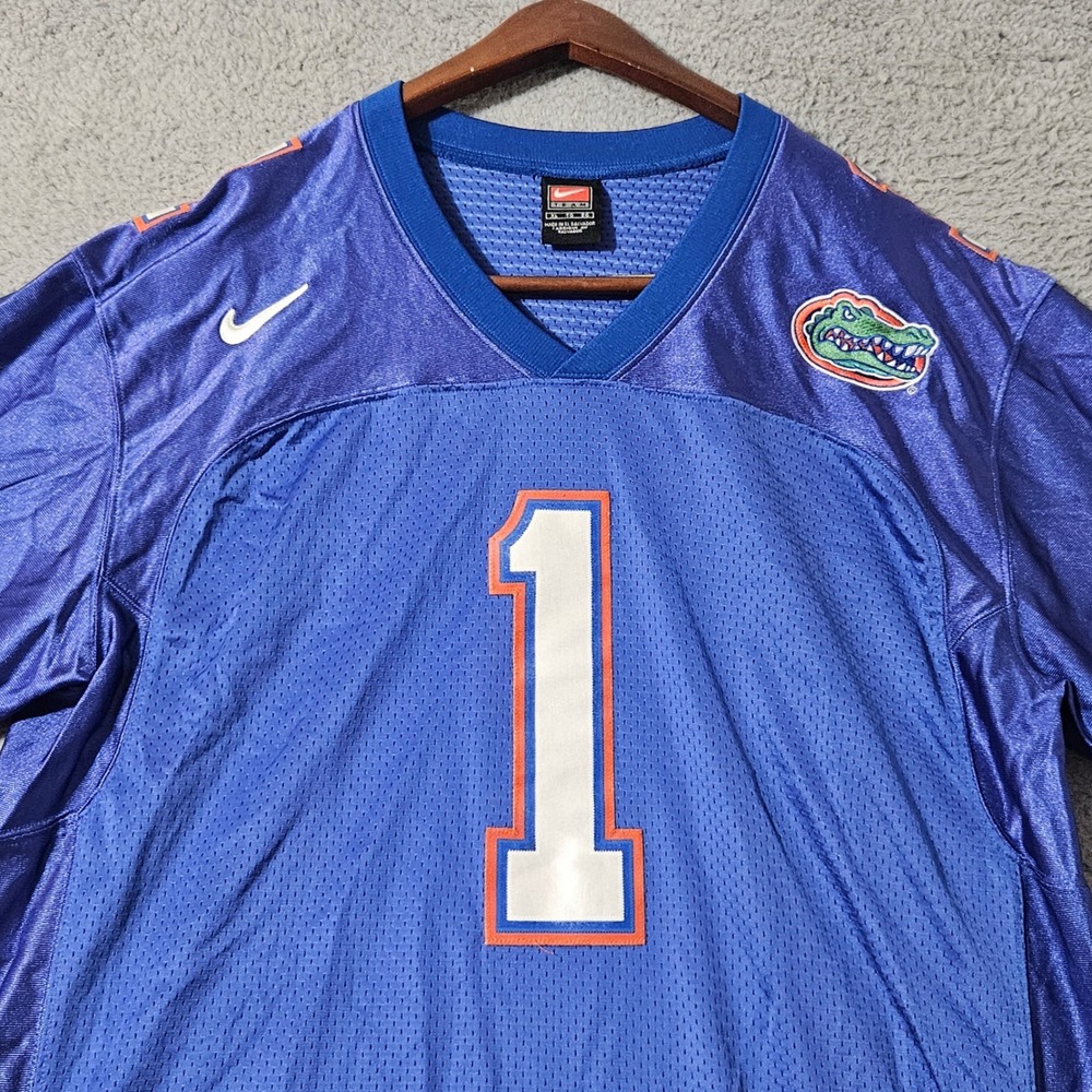 Florida Gators Vintage Nike Team Football Jersey #1 Blue Men's Size XL